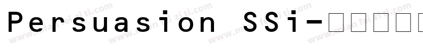 Persuasion SSi字体转换